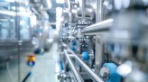  A clean and organized pharmaceutical plant where steel pipelines and valves are part of a sterile environment
     -  (crédito: DINO)