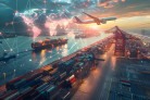 Tensões geopolíticas elevam custos do frete global -  (crédito: DINO)