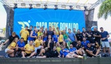Casa Ronaldo em Miami atrai milhares de pessoas em dias de jogos -  (crédito: PulseBrand)