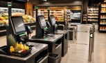 Caixas de autoatendimento em supermercados tem aumentado por falta de mão de obra. Entenda -  (crédito: Mercado Hoje)
