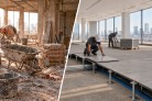 Piso elevado avança com a construção sustentável - (crédito: DINO) Piso elevado avança com a construção sustentável - (crédito: DINO)