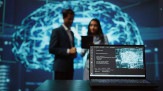 Focus on laptop in workspace used by AI researchers working with artificial intelligence in blurry background. Close up of notebook used by employees developing AI systems in tech startup, camera B
- (crédito: DINO) Focus on laptop in workspace used by AI researchers working with artificial intelligence in blurry background. Close up of notebook used by employees developing AI systems in tech startup, camera B
- (crédito: DINO)