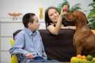 Atendimento gratuito com cães para crianças neurodivergentes - (crédito: DINO) Atendimento gratuito com cães para crianças neurodivergentes - (crédito: DINO)