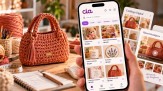 Uma foto vira vitrine: app usa IA para ajudar artesãs a vender nas redes sociais -  (crédito: PulseBrand)