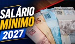Quanto vai ser o salário mínimo em 2027 com Lula reeleito. Veja - (crédito: Mercado Hoje) Quanto vai ser o salário mínimo em 2027 com Lula reeleito. Veja - (crédito: Mercado Hoje)
