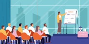 Conference flat concept with woman on stage speaking for the audience vector illustration
- (crédito: DINO) Conference flat concept with woman on stage speaking for the audience vector illustration
- (crédito: DINO)