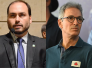 Carlos Bolsonaro para Zema: 'Estou para conhecer sujeito mais baixo' - Renan Olaz/CMRJ/Leandro Couri/EM/DA.Press