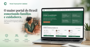 Brasil ganha primeiro portal nacional de cuidadores de Idosos - (crédito: PulseBrand) Brasil ganha primeiro portal nacional de cuidadores de Idosos - (crédito: PulseBrand)